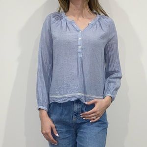 Lucky Brand 3/4 Sleeve Blouse